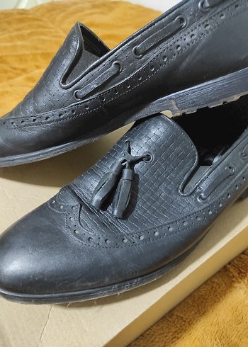 Siyah Püsküllü Erkek Klasik Ayakkabı - Görsel 3