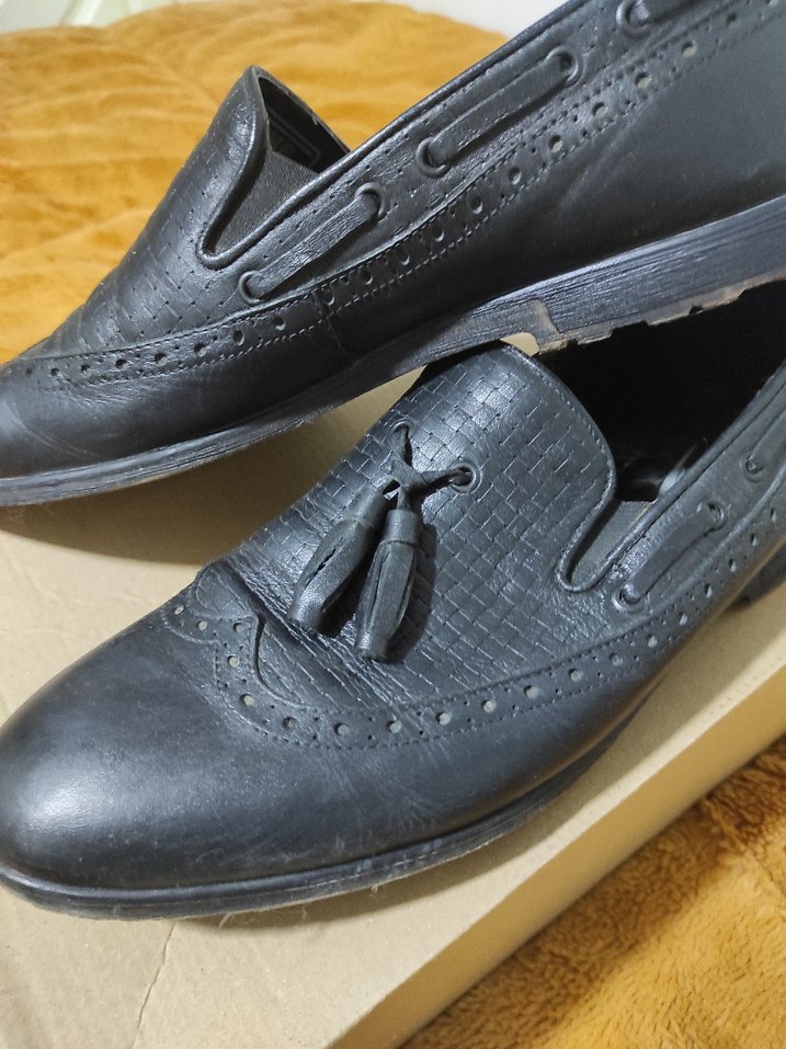 Siyah Püsküllü Erkek Klasik Ayakkabı - Görsel 3