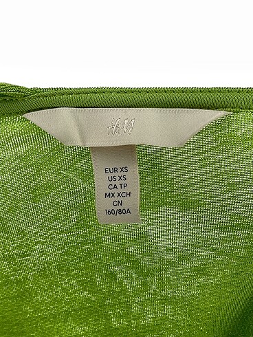 xs Beden yeşil Renk H&M Bluz %70 İndirimli.