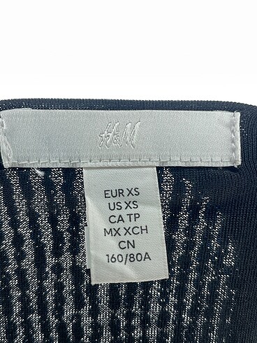 xs Beden siyah Renk H&M Bluz %70 İndirimli.