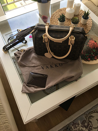 Vakko monogram speedy canta