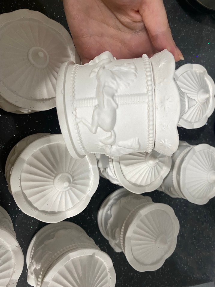 10 tane Beyaz Atlı Karınca Figürü - Görsel 2