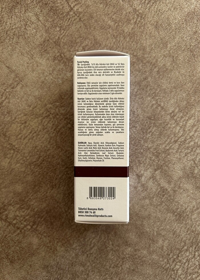 Rimu Health Products Kırmızı Peeling 30 ml - Görsel 3