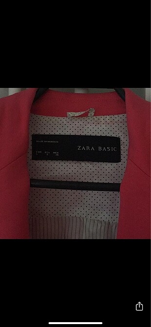 Zara #ZARA FUŞYA CEKET