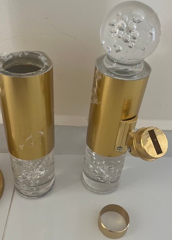 Altın Renkli pleksii küpeşte - Görsel 5