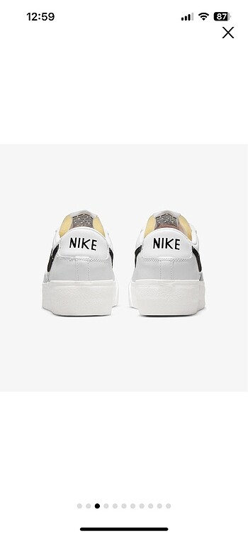 38,5 Beden Nike Blazer Low Platform Kadın Sneaker
