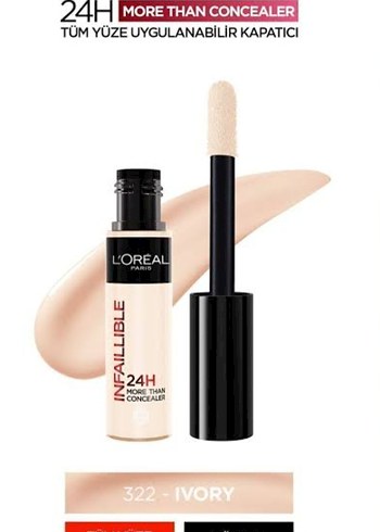 L'Oréal Infaillible 24H Kapatıcı - 322 Ivory