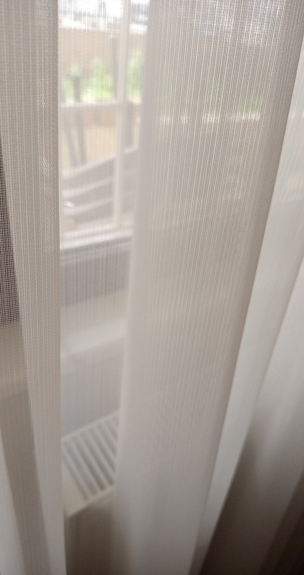 Beyaz Şeffaf Modern Perde - Görsel 2