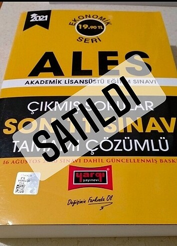 YARGI YAYINEVİ ALES ÇIKMIŞ SORULAR 