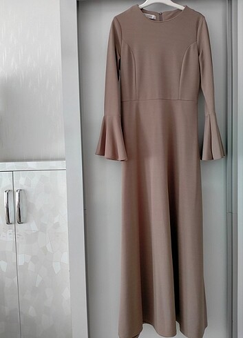 Armine Günlük Camel Rengi Elbise