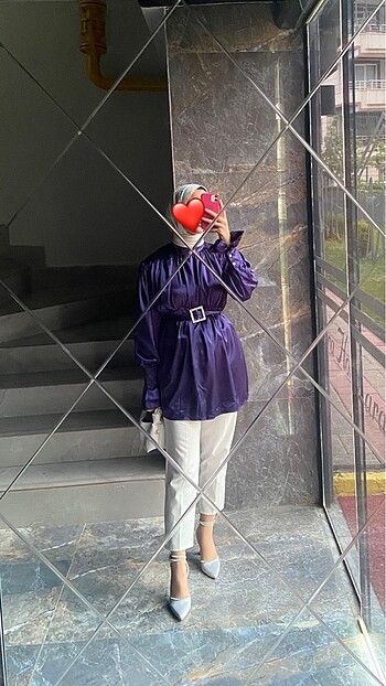Saten tunik
