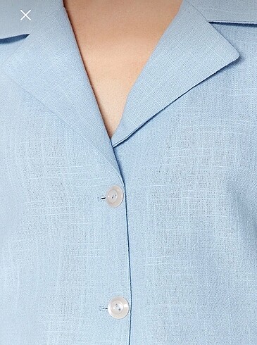 Trendyol & Milla TRENDYOLMİLLA CROP GÖMLEK