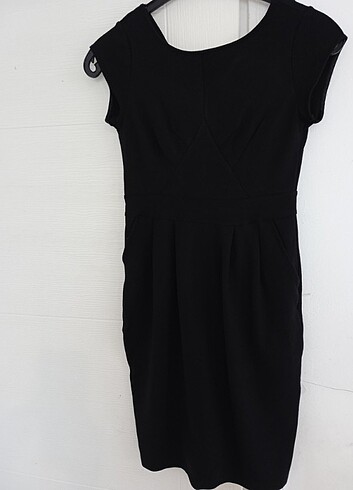 Siyah Koton Elbise 