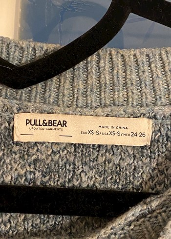 Mavi Pull&Bear Örgü Kadın Sweatshirt - Görsel 5