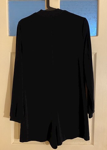 Fermuarlı Uzun Kollu Lacivert tulum - Görsel 4