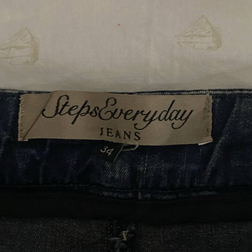 Kadın Lacivert Fermuarlı Denim Mini Etek - Görsel 3