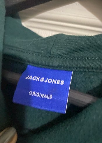 Jack&Jones Baskılı Yeşil Kapüşonlu Sweatshirt - Görsel 4