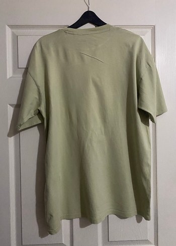 Yeşil Çiçek Baskılı Pull&Bear Tişört - Görsel 2