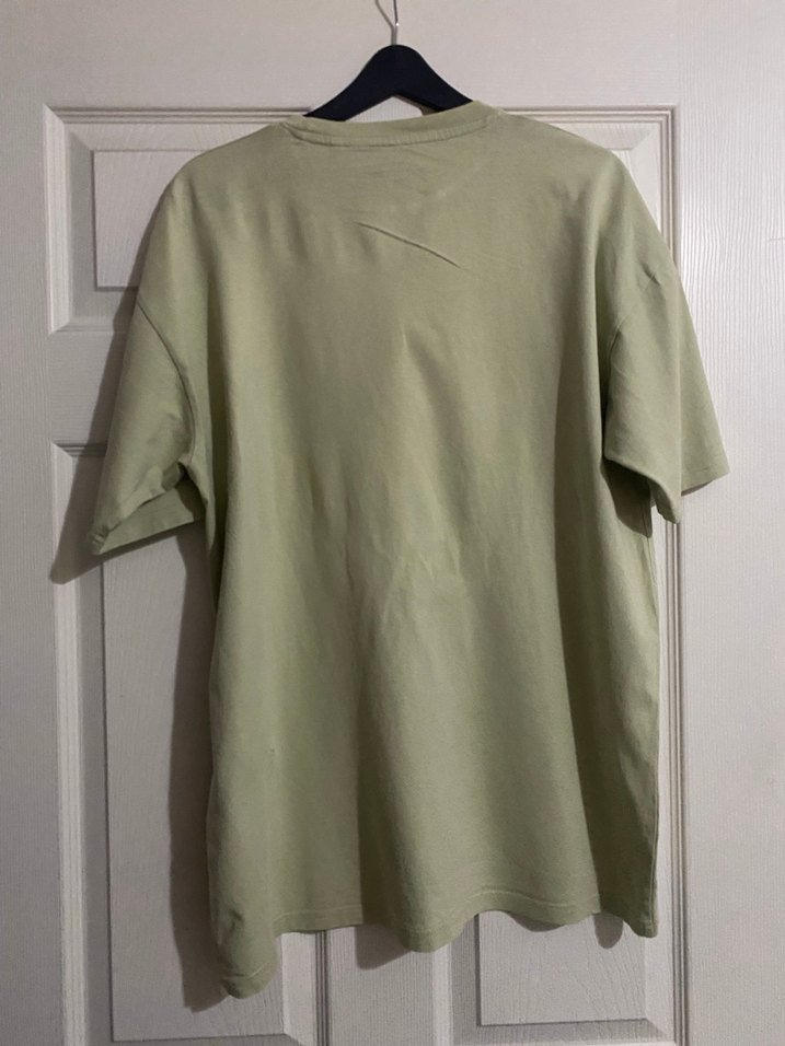 Yeşil Çiçek Baskılı Pull&Bear Tişört - Görsel 2