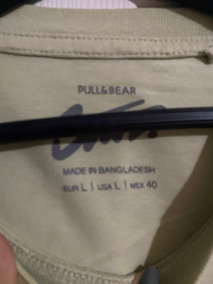 Yeşil Çiçek Baskılı Pull&Bear Tişört - Görsel 3