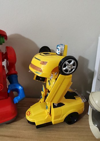 Renkli Dönen Oyuncak Robot - Görsel 4