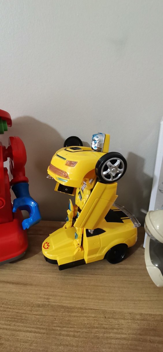 Renkli Dönen Oyuncak Robot - Görsel 4