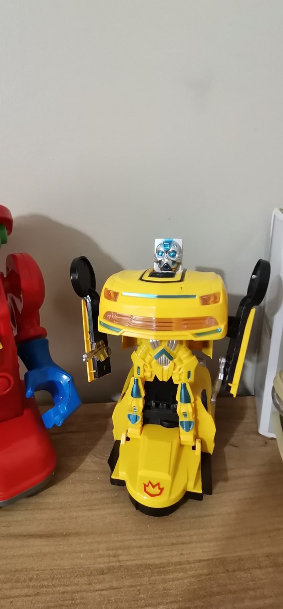 Renkli Dönen Oyuncak Robot - Görsel 3