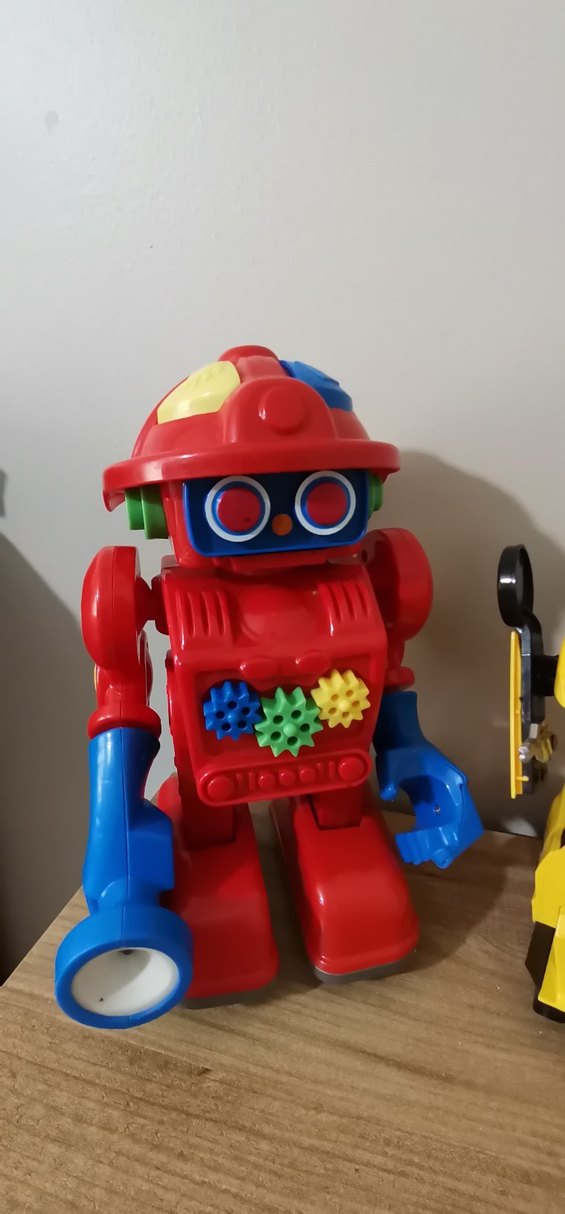 Renkli Dönen Oyuncak Robot - Görsel 2