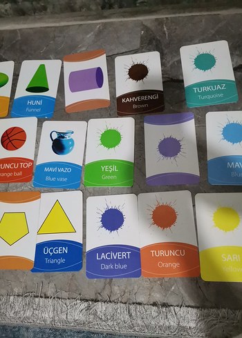 Renk ve Şekil Öğrenme Kartları - Görsel 3
