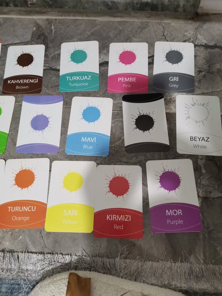 Renk ve Şekil Öğrenme Kartları - Görsel 4