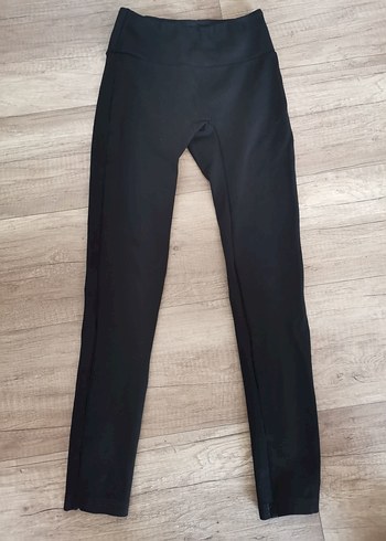 Siyah Kadın Spor Tayt pantolon okul