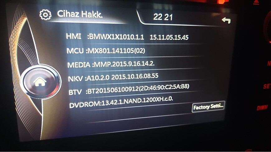 Bmw E90 E91 E92 multimedia ekran - Görsel 2