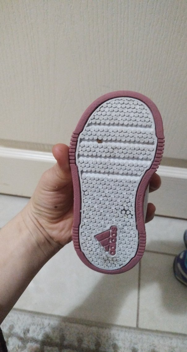 Kız Çocuk Beyaz Pembe Cırt Cırtlı Spor Ayakkabı - Görsel 3