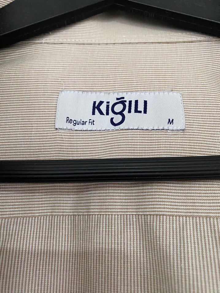 Erkek Gömlek, Regular Fit, Çizgili Uzun Kollu Gömlek - Görsel 2