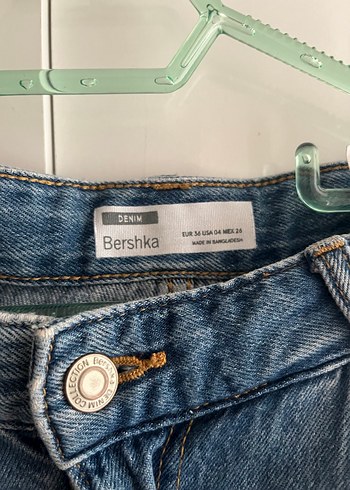 Bershka Baggy Mavi Kadın Kot Pantolon - Görsel 2