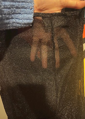 Siyah Mini Gece Elbise - Görsel 6