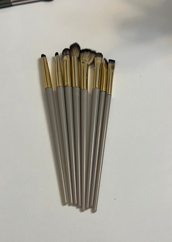 Bej ve Gri Makyaj Fırça Seti - Görsel 2