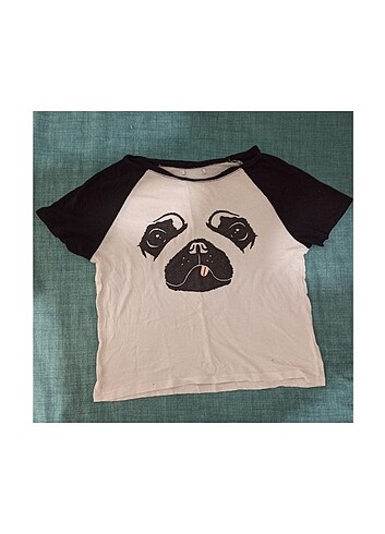 Köpek desenli T-shirt 