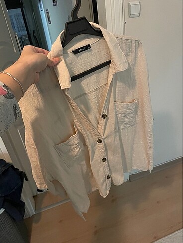 Keten Oversize gömlek
