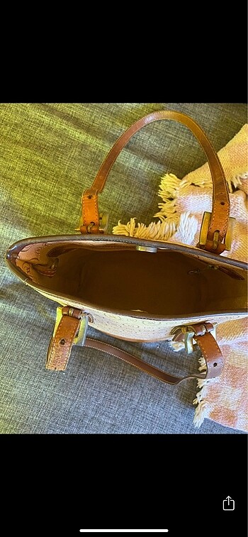  Beden kahverengi Renk Vakko kol çantası şık güzel