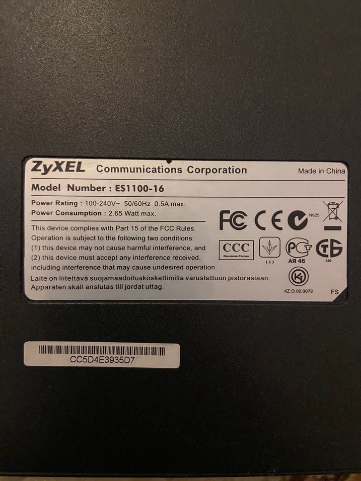 ZYXEL ES1100-16 PORTLU SWİCH - Görsel 2