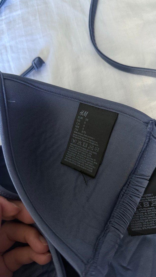 Mavi Sade Kadın Bikini Takımı - Görsel 3