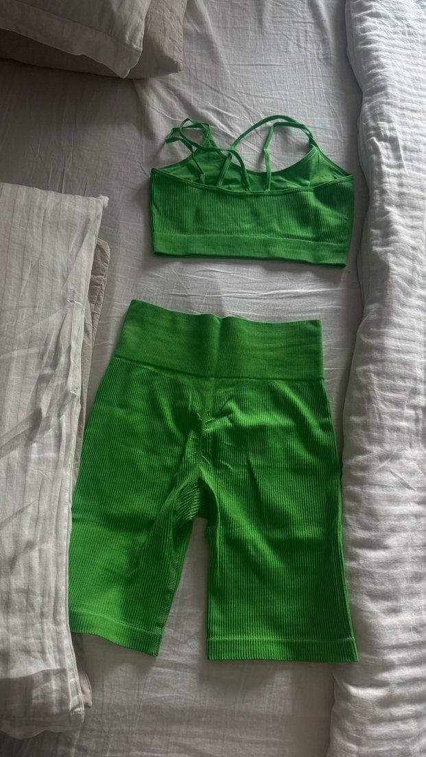 Alt üst takım tayt kısa atlet orginal - Görsel 2