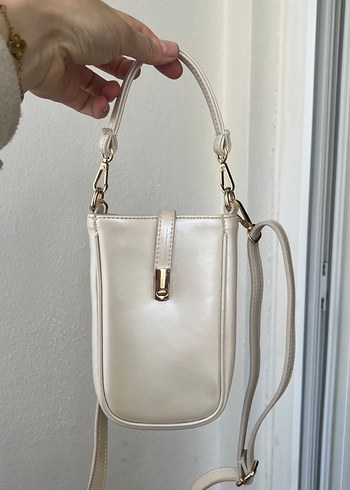 Fabrika Minimal Ekru Mini Canta