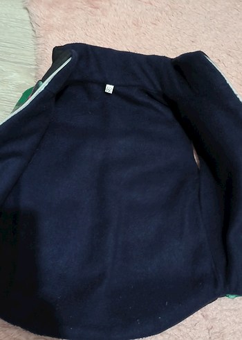 Kız Çocuk Yeşil Rock Punk Baskılı Yelek - Görsel 2