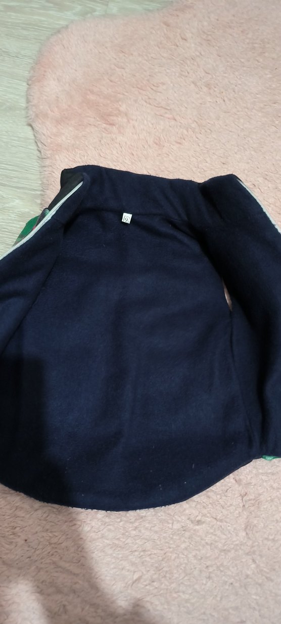 Kız Çocuk Yeşil Rock Punk Baskılı Yelek - Görsel 2