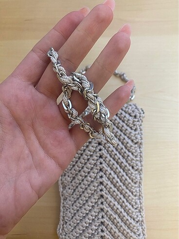  Beden Renk El örgüsü telefon çantası