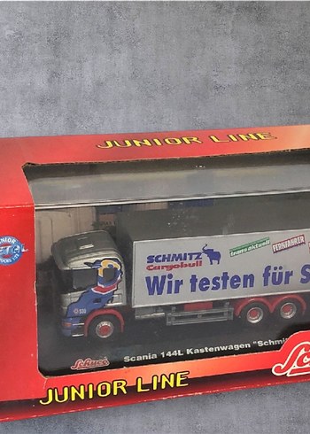 Gri Minyatür Kargo Kamyonu Oyuncak - Görsel 7