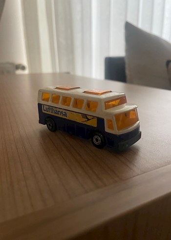 Beyaz Lufthansa Oyuncak Otobüs - Görsel 3
