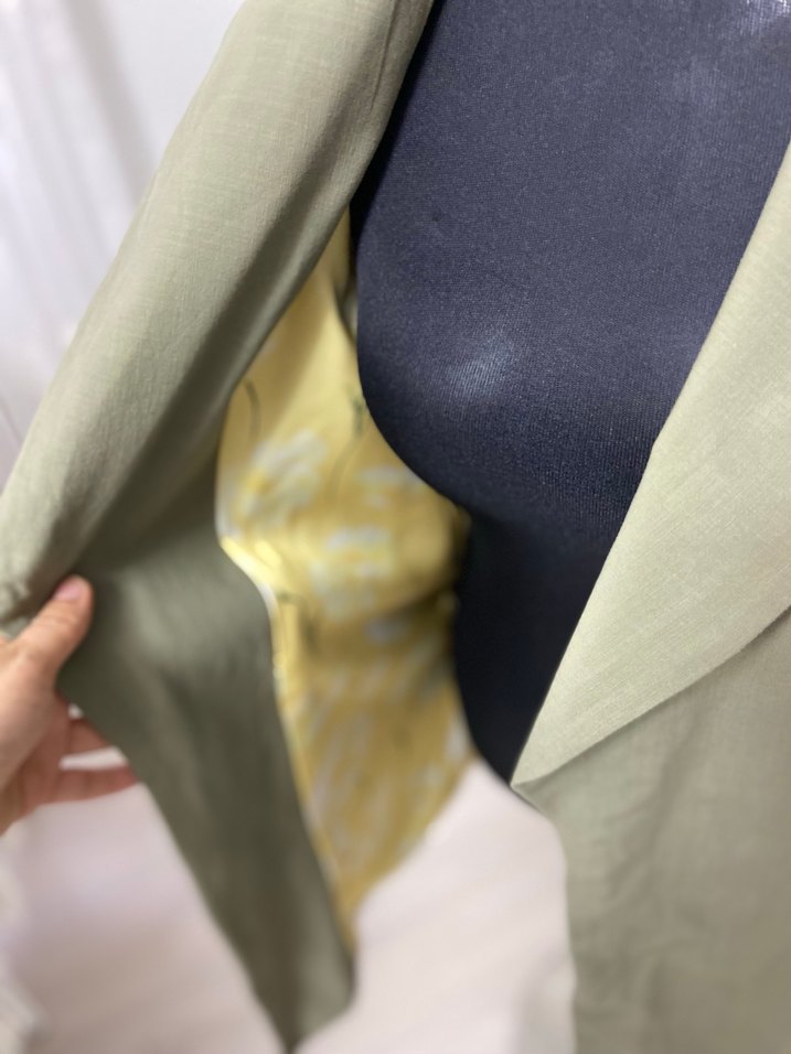 Keten Kadın Blazer - Görsel 3